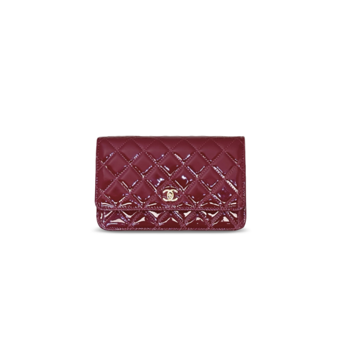 CHANEL MASTER CLASSIC WALLET ON CHAIN PATENT LEATHER AS4241 (19*13*3.5cm)